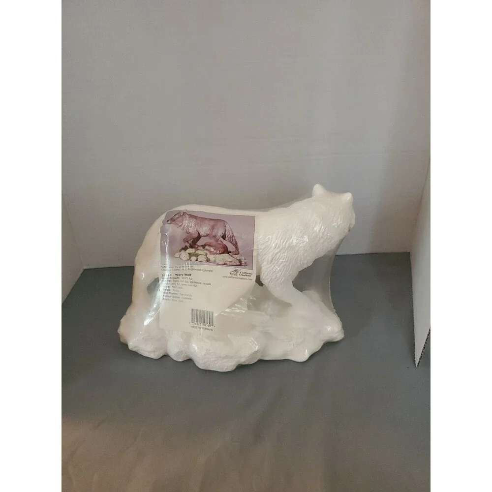 California Creations Wary Wolf 20160 Ready to Paint Creative Crafts New Sealed